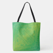 Tote Bag Acceptation | Motif de Shibori jaune bleu (Dos)