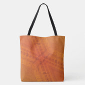 Tote Bag Acceptation | Motif de Shibori rouge orange jaune (Dos)