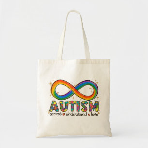 Tote Bag Accepter l'amour comprendre - Infinity Sensibilisa
