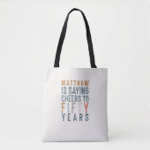 Tote Bag Accessoires de fête du 50e anniversaire : (Devant)