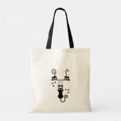 Tote Bag Accroche-toi, Kitty ! (Dos)