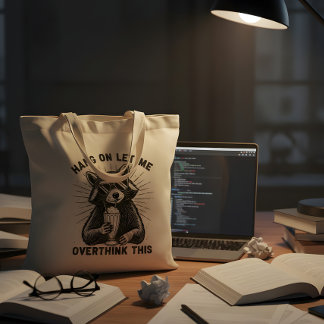 Tote Bag Accroche-toi, laisse-moi réfléchir à cela