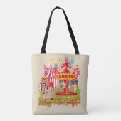 Tote Bag Accueil à la foire régionale - carnaval (Dos)