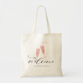 Tote Bag Accueil de destination pour l'enterrement de vie d (Devant)