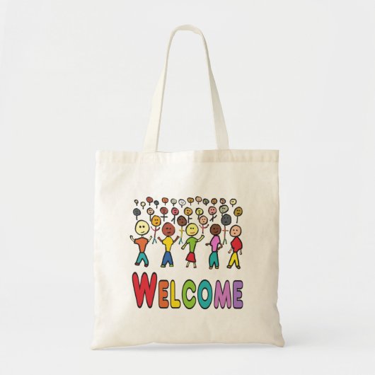 Tote Bag Accueil des réfugiés et migrants (Devant)
