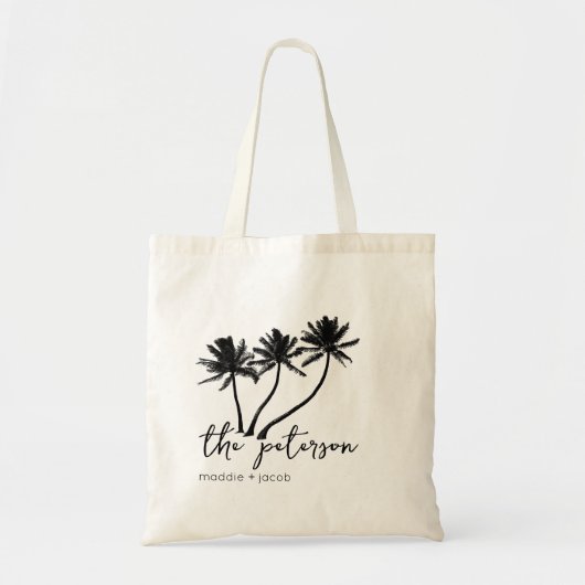 Tote Bag Accueil du Mariage Palm Tree (Devant)