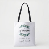 Tote Bag Accueil Mariage de Foliage abondant (Devant)
