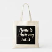 Tote Bag Accueil Où Est Mon Chat (Dos)