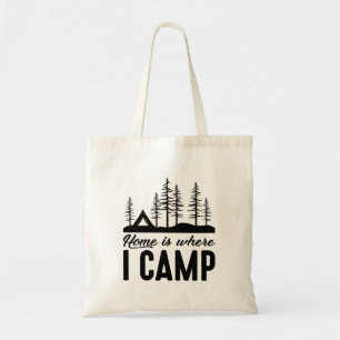 Tote Bag Accueil Où Je Camps