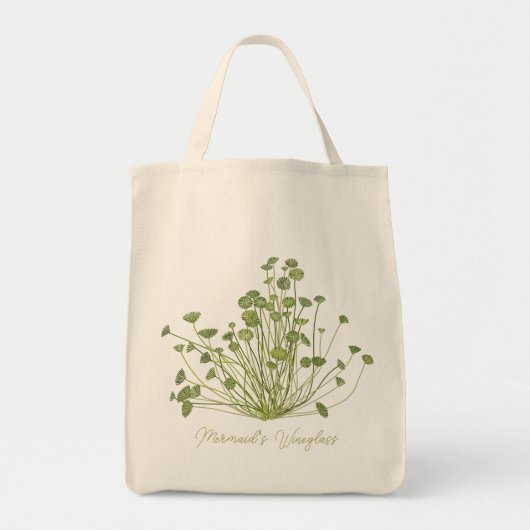 Tote Bag Acetabularia dessinée à la main (Devant)