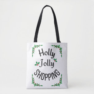 Tote Bag Achats festifs d'hiver de Noël