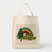 Tote Bag Achats réutilisables de Hugger d'arbre (Devant)