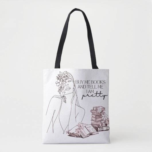 Tote Bag Acheter des livres fourre-tout (Devant)