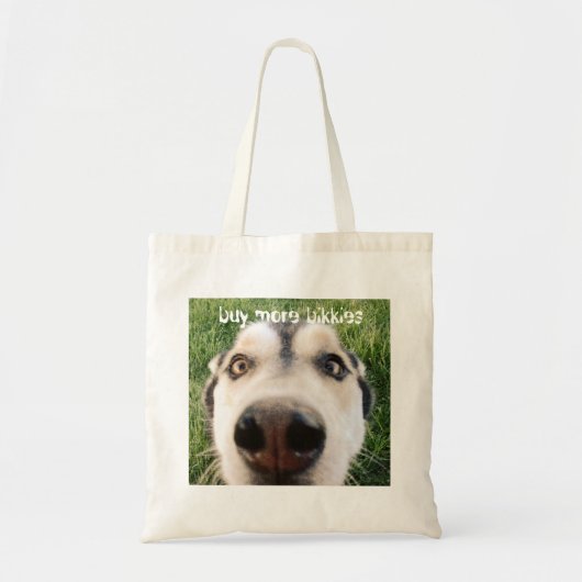Tote Bag Achetez plus de bikkies (Devant)