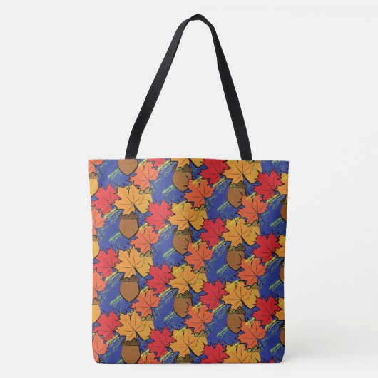 Tote Bag Acorns et feuille I (Devant)