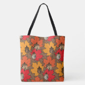 Tote Bag Acorns et feuille V (Dos)