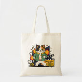 Tote Bag Action Cat Hero on Set - Tote (Devant)