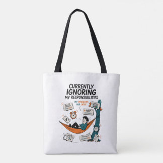 TOTE BAG ACTUELLEMENT J'IGNORE MES RESPONSABILITÉS
