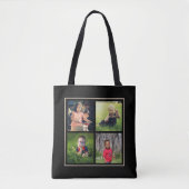 Tote Bag Add Your Personalized Custom Family ou Pet Photos (Devant)