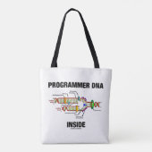 Tote Bag ADN du programmeur dans l'Humour de biologie moléc (Dos)