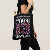 Tote Bag Adolescente officielle 13 ans 13e anniversaire (De près)