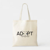 Tote Bag Adopter le chat (Dos)