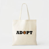 Tote Bag Adopter les animaux (Devant)