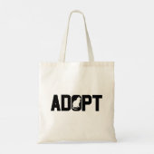 Tote Bag Adopter les animaux (Dos)