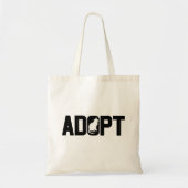 Tote Bag Adopter les animaux (Devant)