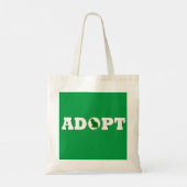Tote Bag Adopter les animaux (Dos)