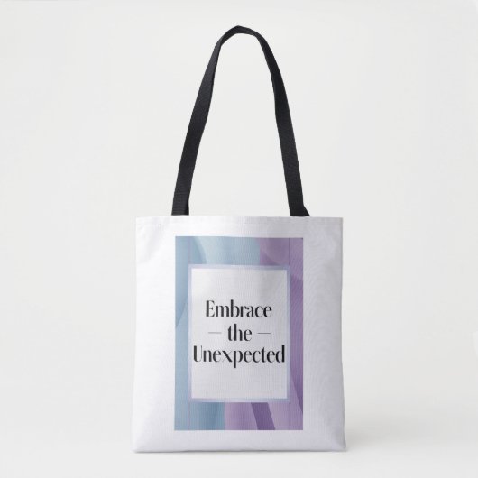 Tote Bag Adopter l'inattendu option 3 (Devant)