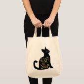 Tote Bag Adopter Ne pas acheter Secourt de chat Feral (Devant (produit))