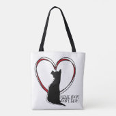 Tote Bag Adoptez, n'achetez pas ! | Animaux | Adopter un an (Dos)