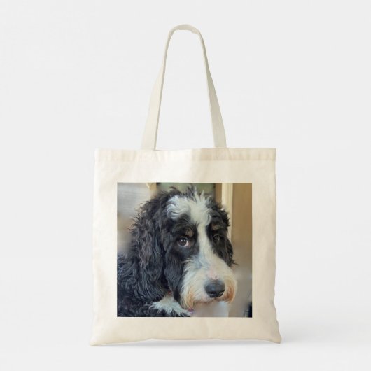 Tote Bag Adorable Bernedoodle (Dos)