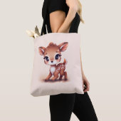 Tote Bag Adorable Cerf de Bébé (De près)