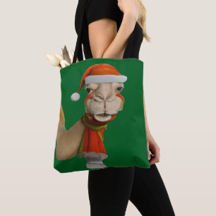 Tote Bag Adorable Chameau mignon portant le chapeau du Père