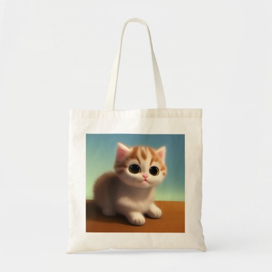 Tote Bag Adorable Kitten (Devant)