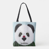 Tote Bag Adorable Ours De Panda (Dos)