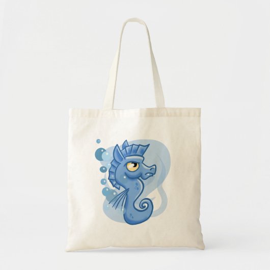 Tote Bag adorable petit cheval de mer (Devant)