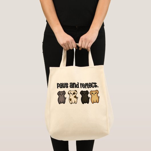 Tote Bag Adorable Puppy Lineup (Devant (produit))