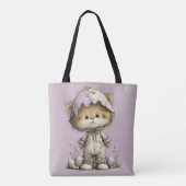 TOTE BAG ADORABLE QUIRKY EASTER THEMED KITTENS (Dos)