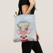 Tote Bag Adorable renne de Noël (De près)