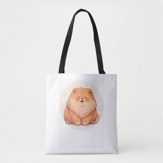 Tote Bag Adorable T-shirt Chow Chow Classic (7) (Devant)