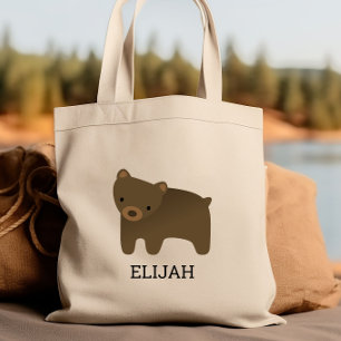 Tote Bag Adorables Oursons Personnalisés pour Enfants