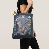 Tote Bag adorateurs de loup gris mignon (De près)