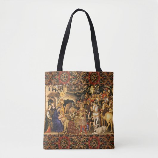 Tote Bag ADORATION DE MAGI Gentile Da Fabriano, Noël (Devant)