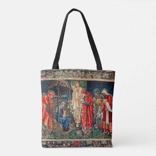 Tote Bag ADORATION DE MAGI Morris, Noël de Burne-Jones (Dos)