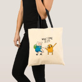 Tote Bag Adventure | Finn & Jake Fist Bump (Devant (produit))