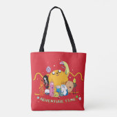 Tote Bag Adventure Time | Large Jake Group Graphic (Dos)