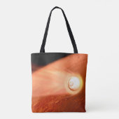 Tote Bag Aérocoque Avec Perpersévérance Rover Descente Vers (Dos)